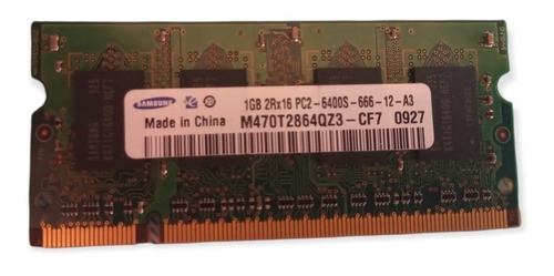Memoria Ram Pc2 1 Gb 2rx16 6400s Samsung Ddr2