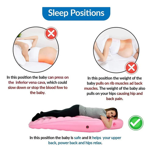 Colchoneta Inflable Para Dormir For Embarazadas Cómoda 2025