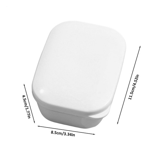 Jabonera De Viaje Con Tapa Caja De Jabón A Prueba De Fugas C