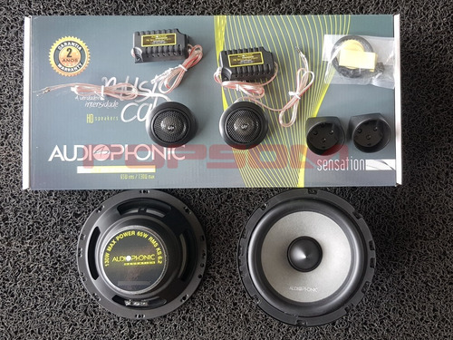 Imagem 7 de 7 de Kit 2 Vias 6 Audiophonic Ks 6.2 130w Rms Par Nf E Garantia