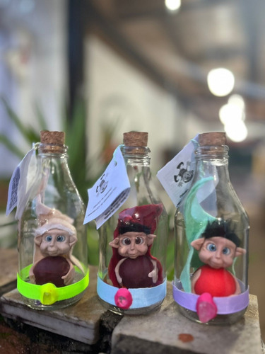 Garraduende Duende Na Garrafa Mini Original São Thomé Mg