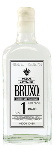 Pack De 6 Mezcal Bruxo No 1 Espadin 750 Ml