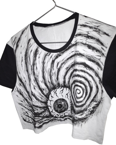 Imagen 5 de 6 de Croptop Uzumaki Eye Horror Junji Ito Aesthetic Grunge Goth
