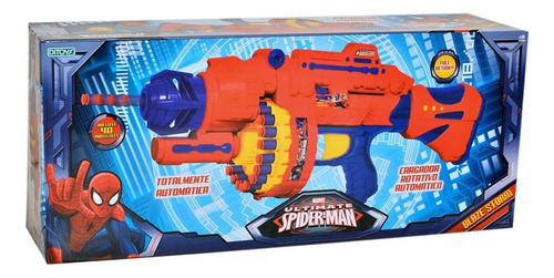 Super Arma Blaze Storm Spiderman Ditoys Ametralladora