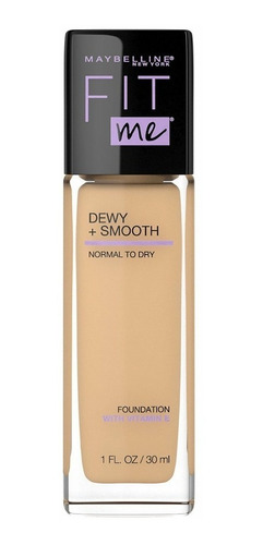 Maybelline Base Fit Me Dewy+smooth Liquidfoundation Tono 128