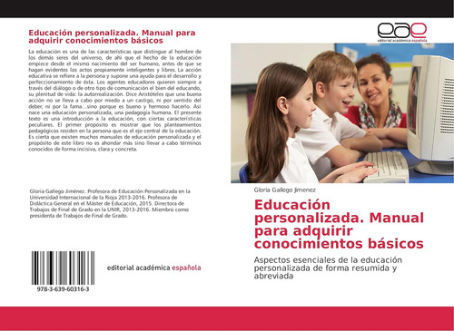 Libro: Educación Personalizada. Manual Para Adquirir Conocim