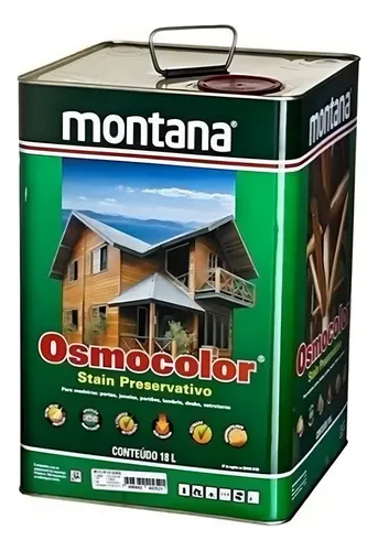Osmocolor Montana Stain Transparente Madeira 18L Acabamento Aceti...