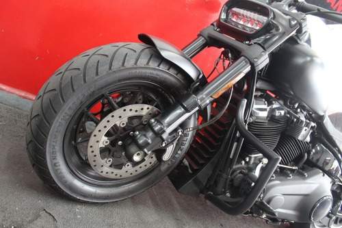 Imagem 10 de 11 de Harley Davidson Fx Fb Fxfb Softail Fat Bob 107 2020 Preta