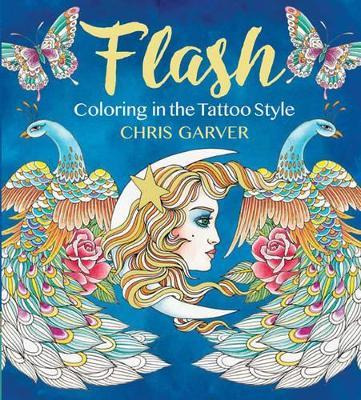 Libro Flash : Coloring In The Tattoo Style - Chris Garver