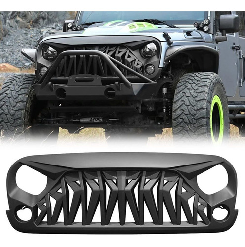 Ejilla Frontal Tiburon Modificada Estadounidense Para Jeep