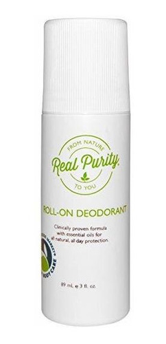 Pureza Real, (2 Pack) Desodorante Roll-on