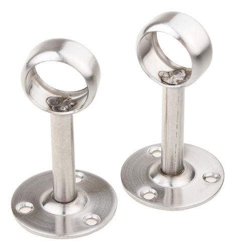 4 X Soporte Para Poste De Cortina De Socket Montaje En