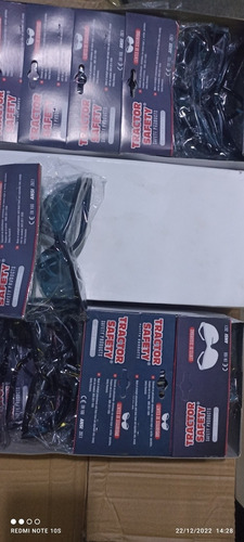 Lentes De Seguridad Tractor Safety Tipo Avispa Anti-niebla.