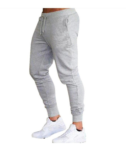 Imagem 4 de 4 de Kit 3 Calças Lisa Moletom Masculina Sport Academia Treino