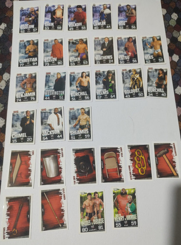 Colección De Cartas Topps Slam Attax Evolution Wwe 142/186