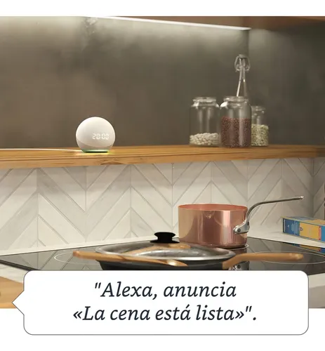 Amazon Echo Dot 4th Generación Con Reloj Asistente Alexa