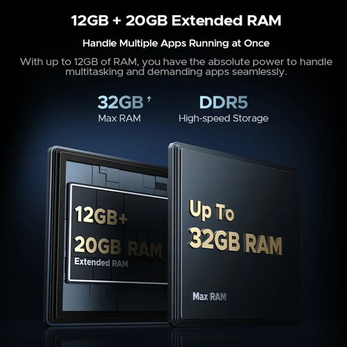 Doogee V40 5g 512gb 32gb Ram 8680mah Resistente Negro