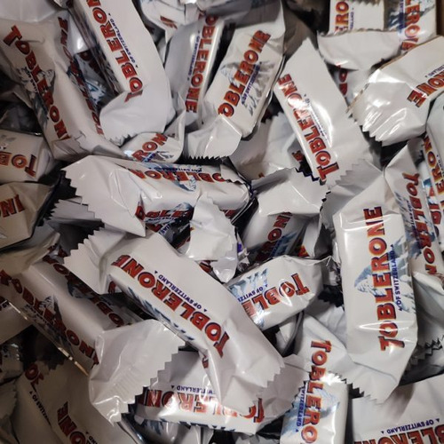 Bolsa Toblerone Tiny White Importado Suizos 32un. 256grs