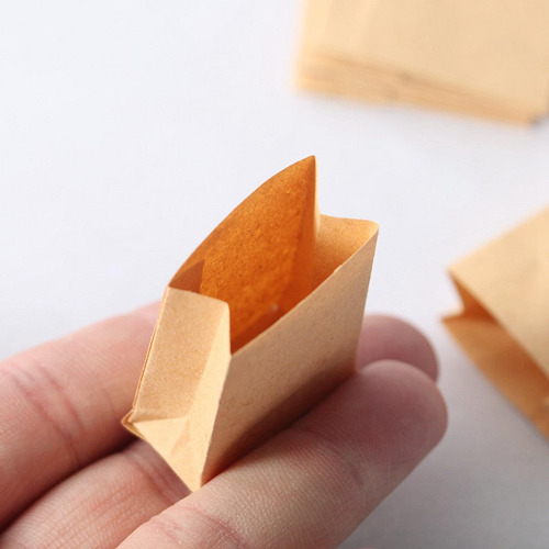 10 Bolsas De Papel Para Pan Y Comida, Bolsa De Papel Kraft