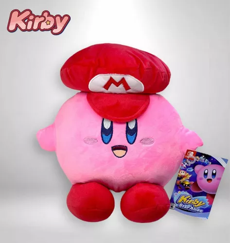 Peluche Kirby All Star Con Gorro Mario Bros