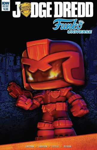 Funko Covers Universe Comic Judge Dredd Paquete Dredo Comics