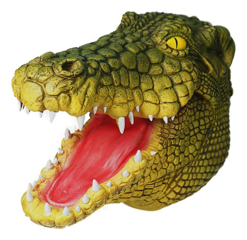 Máscara Realista De Látex Para Cosplay De Cocodrilo Disfraz