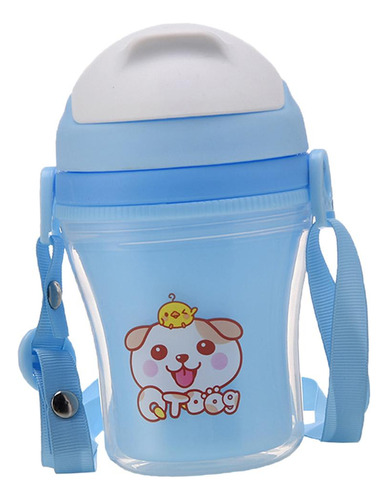 Taza De Entrenamiento Taza De Viaje 180ml Azul Con Correa