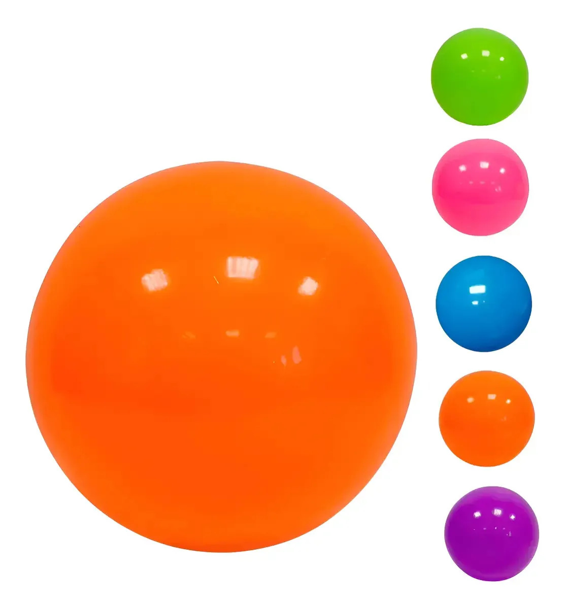 Pelota Gel 1.5 Kg Peso Ejercicio Pilates Yoga Crossfit Balon Color Naranja