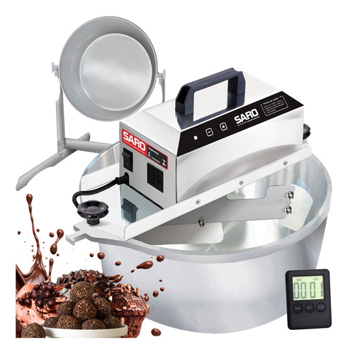 Kit 2 Panelas Para Mexer Doces 2 Em 1 Automatica Brigadeiro
