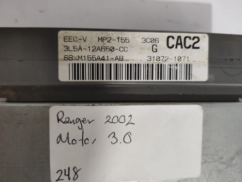 Computadora Ford Ranger 2002 Motor 2,3 4 Cil (Usado)