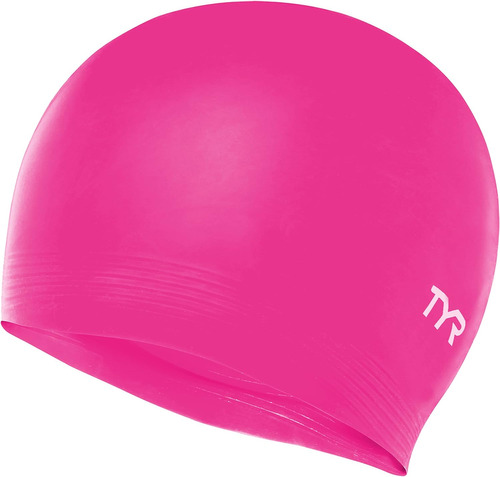 Gorro De Natación Tyr Rosa Fluorescente