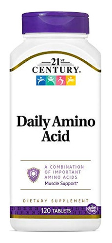 21st Century Daily Amino Acid Tablets, 120 Count