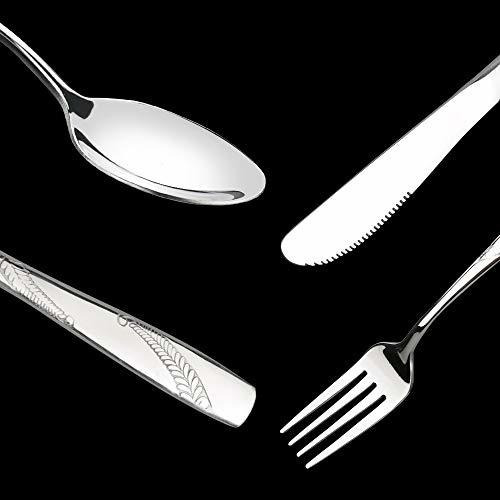 Imagen 2 de 7 de Nicesh 6-piece Acero Inoxidable Travelling Silverware Jue