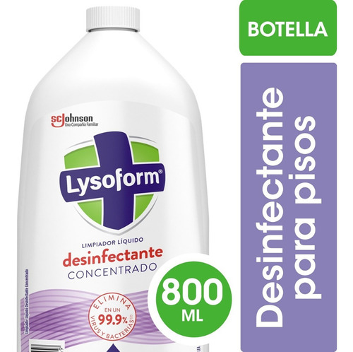 Lysoform Desinfectante Concentrado Lavanda  800ml