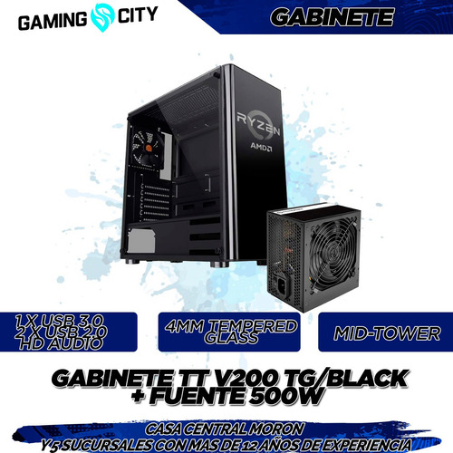 Imagen 6 de 7 de Pc Armada Gamer Amd Ryzen 7 5700g 16gb 3200 480g Nvme Cuotas