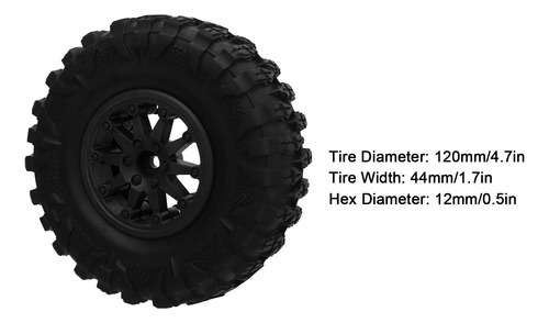 Neumáticos Rc Crawler De 2.2 Pulgadas, 4 Unidades, Neumático