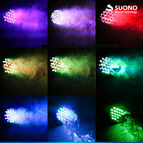 Tacho Proton Led 54 Led Alta Luminosidad Audioritmico Rgbw
