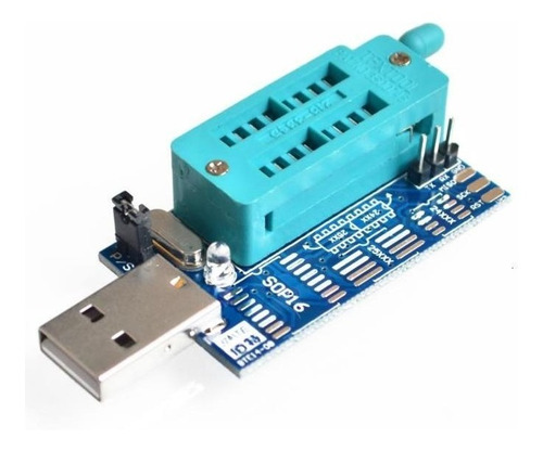 Programador Usb Ch341a + Pinza + Cable. Bios Eeprom 24 25