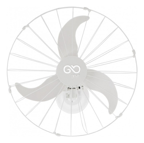 Ventilador De Parede Goar 60 Bivolt Potente E Silencioso Estrutura Branco Diâmetro 60 Cm 110v/220v