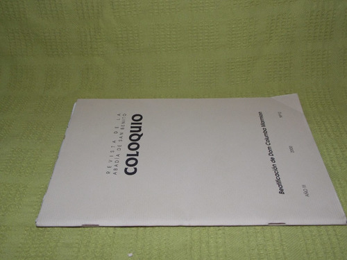 Beatificación De Dom Columba Marmion - Revista Coloquio N°12 (Usado)