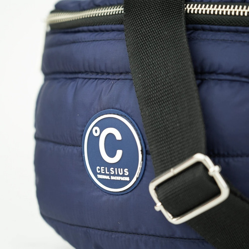 Riñonera Termica Impermeable Celsius Ginebra Colores Color Azul Marino Diseño De La Tela Lisa