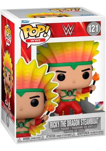 Funko Pop Ricky The Dragon Steamboat 121 Wwe