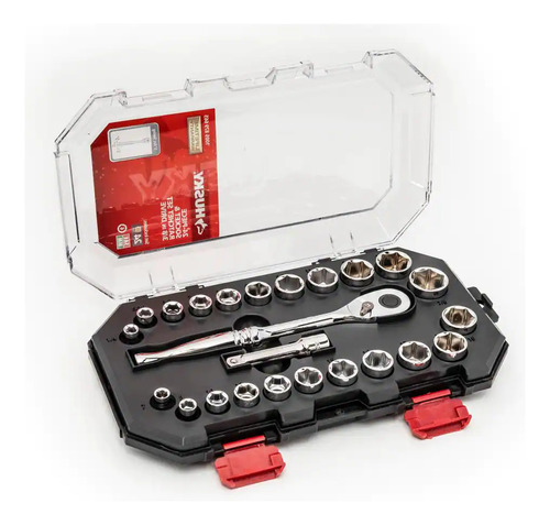 Juego De Dados Y Matraca, 24 Pzs. Husky Std Y Mm (Usado)