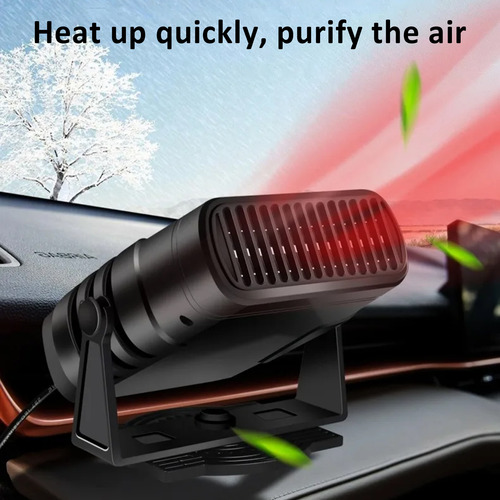 Calentador Portátil Para Coche De 120 W Y 12 V, Descongelaci
