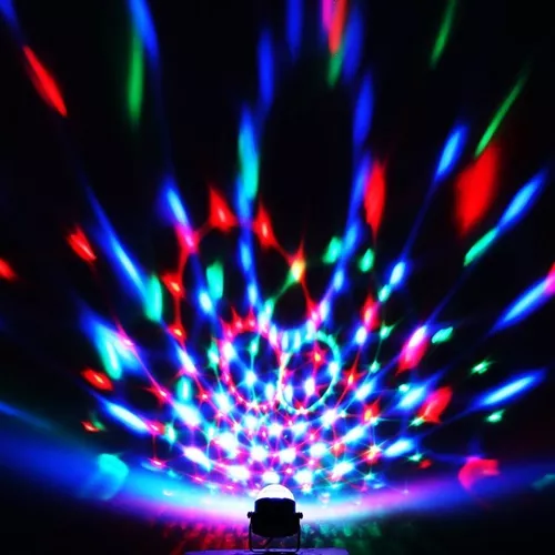 Bola Maluca Mini Globo Jogo De Luz Led Rgb Festa Possui Controle