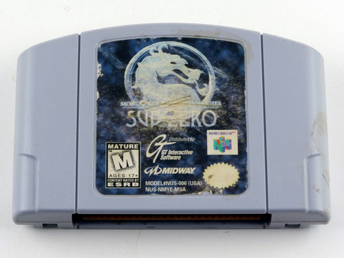 Mortal Kombat Mythologies Of Sub-zero Orig. Nintendo 64 N64