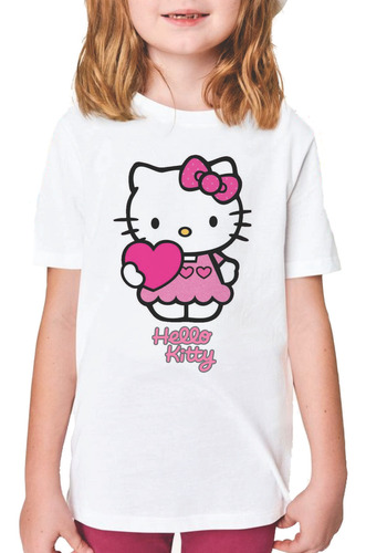 Playera Hello Kitty - Hello Kitty Corazon 2 - Dama Y Niña