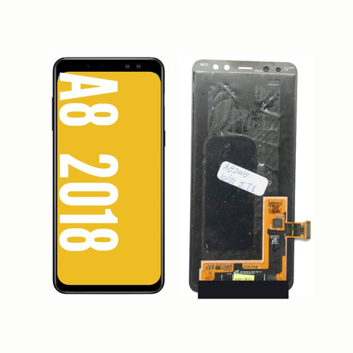 Pantalla Compatible Con Samsung A8 2018 Sm/od/neg + Envio