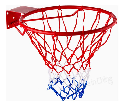 Aro De Basket Basquetbol Con Red + Tornillos Medida Oficial