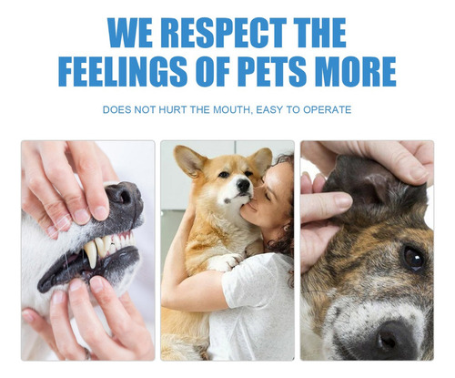 3 Toallitas Húmedas Para Dientes Y Dedos De Mascotas Para Li